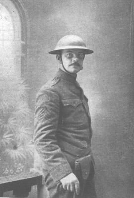 Sgt. Joyce Kilmer, as a member of the Fighting 69th Infantry Regiment, United States Army, c. 1918