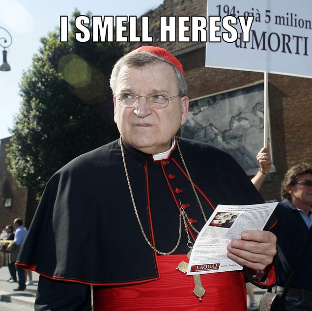 Cardinal Burke Heresy