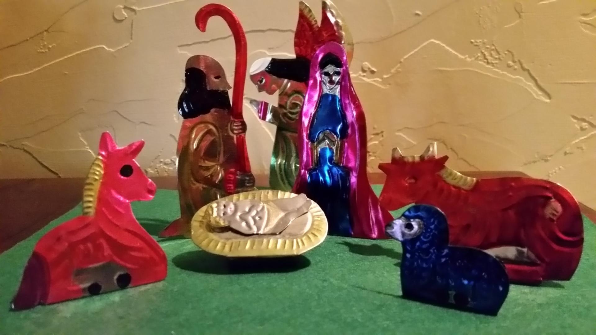 Nativity set from a border town in Mexico.