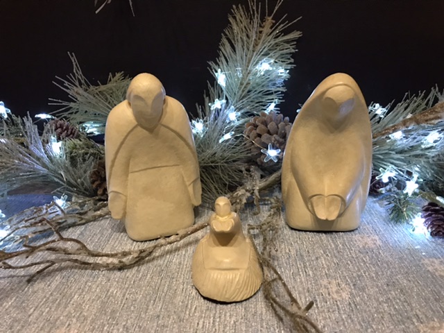 Soapstone nativity.