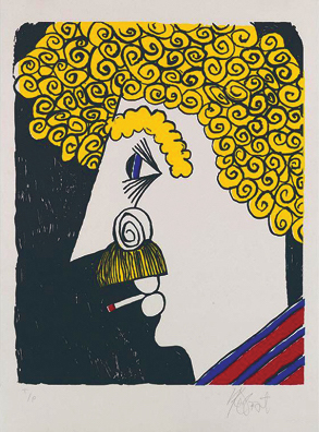Vonnegut self-portrait 1993