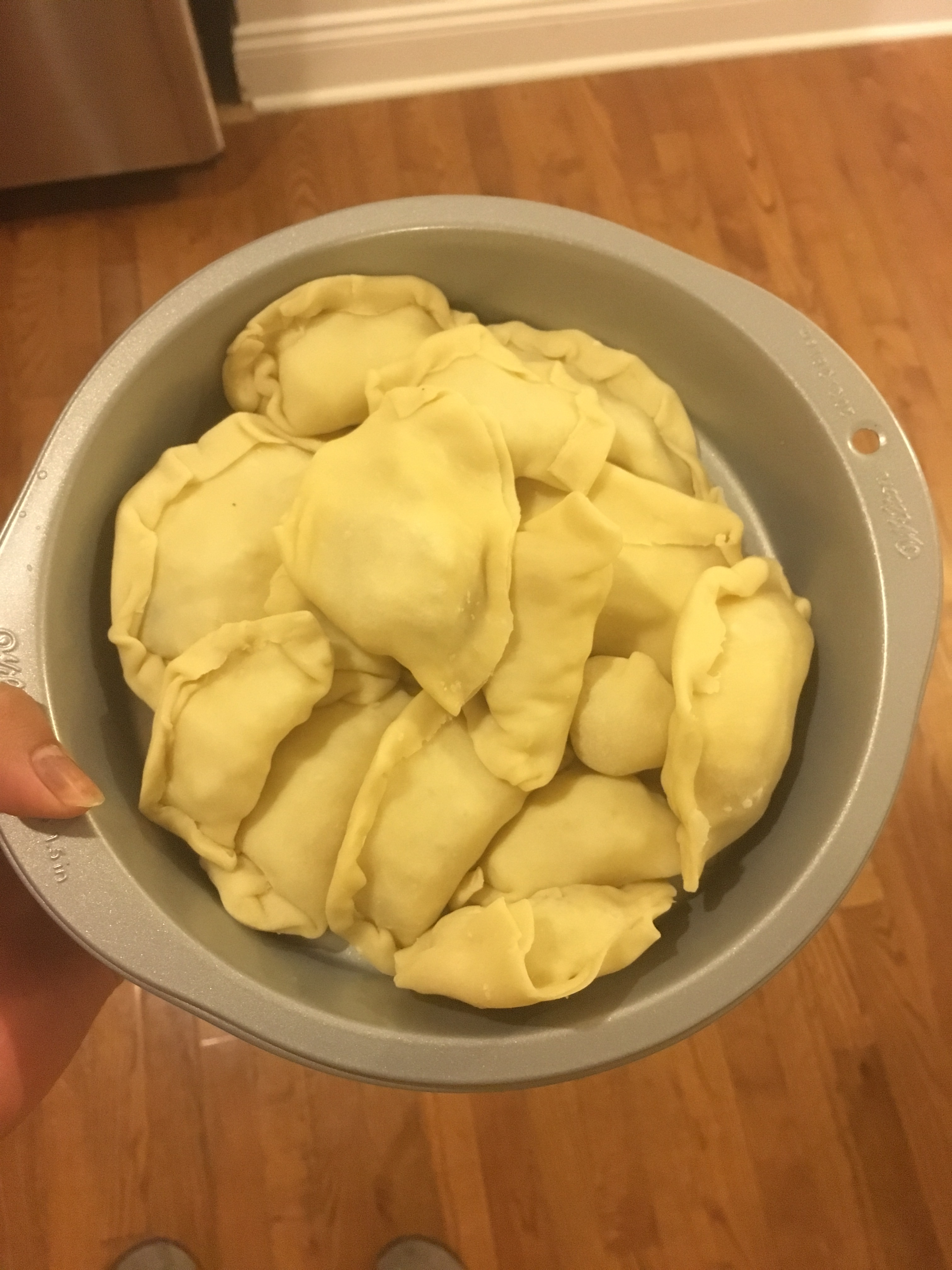 My attempt at pierogies!