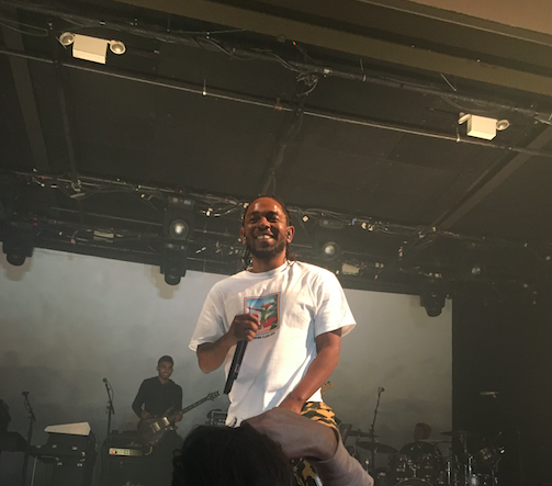 Lamar performs in Brooklyn, N.Y., in December of 2016 (photo by Olga Segura)