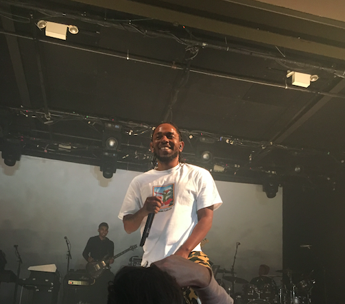 Lamar performs in Brooklyn, N.Y., in December of 2016 (photo by Olga Segura) 