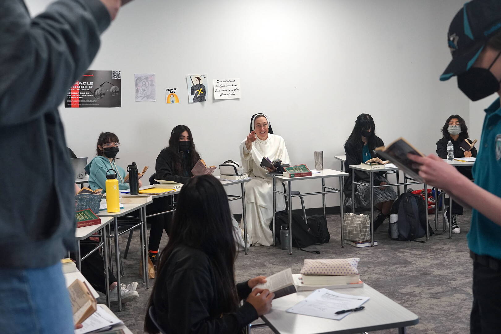 Sister Mary Brigid Bunrham is one of the Dominican Sisters of St. Cecilia that are leading St. John Paul II High School in Avondale, Ariz.