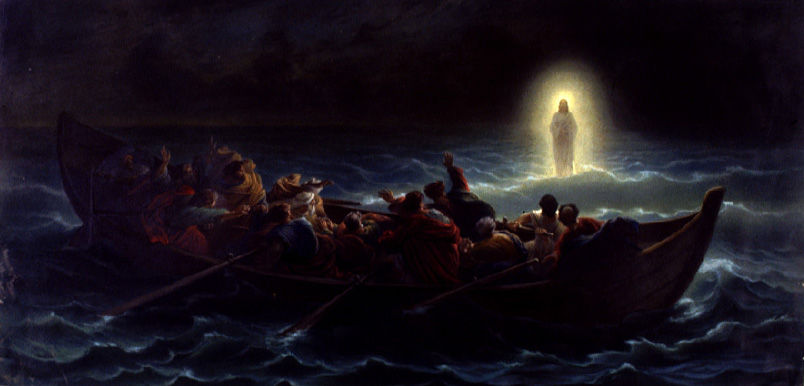 Jesus on the water