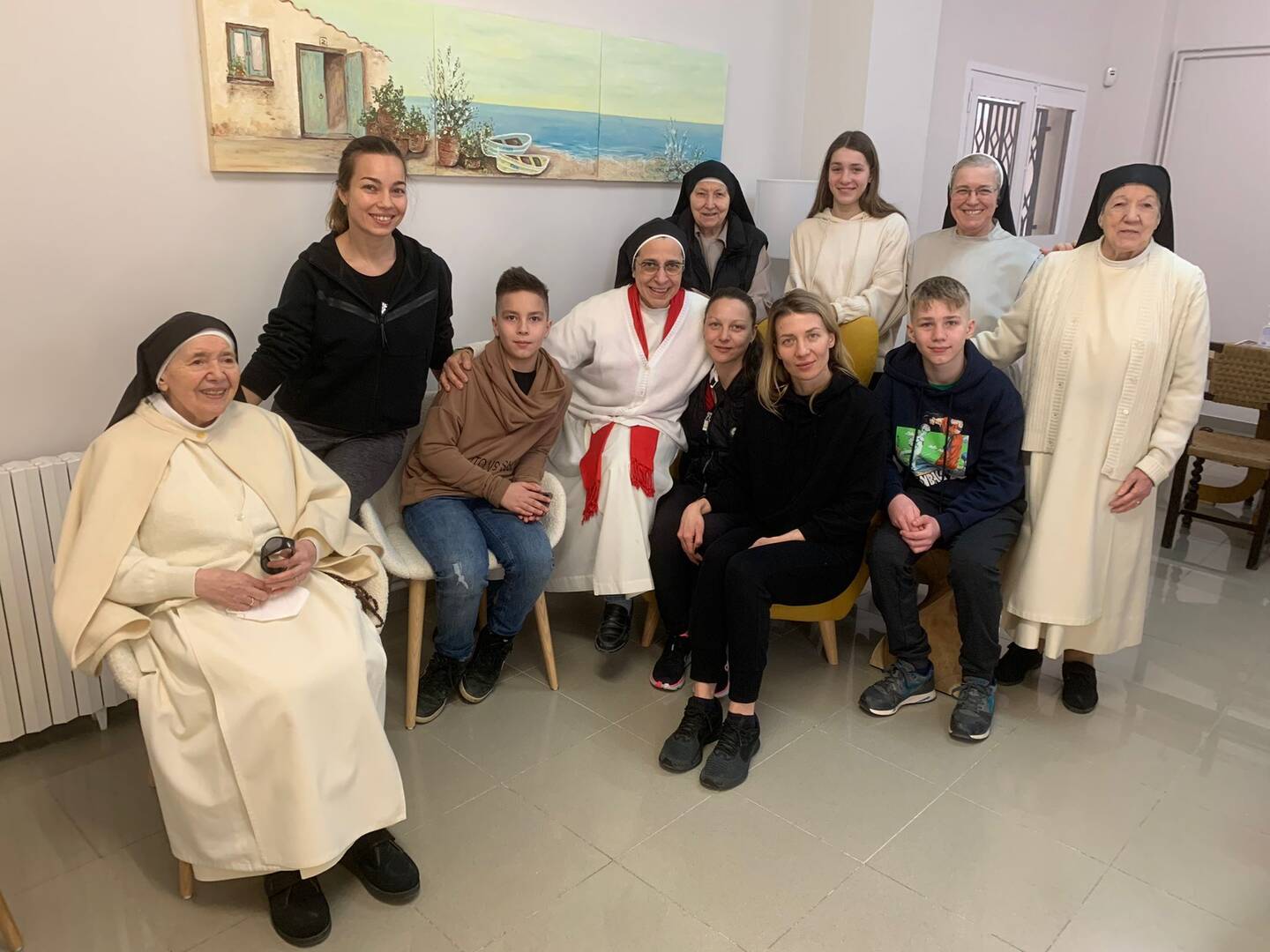 Sister Lucia's community welcomes the refugees