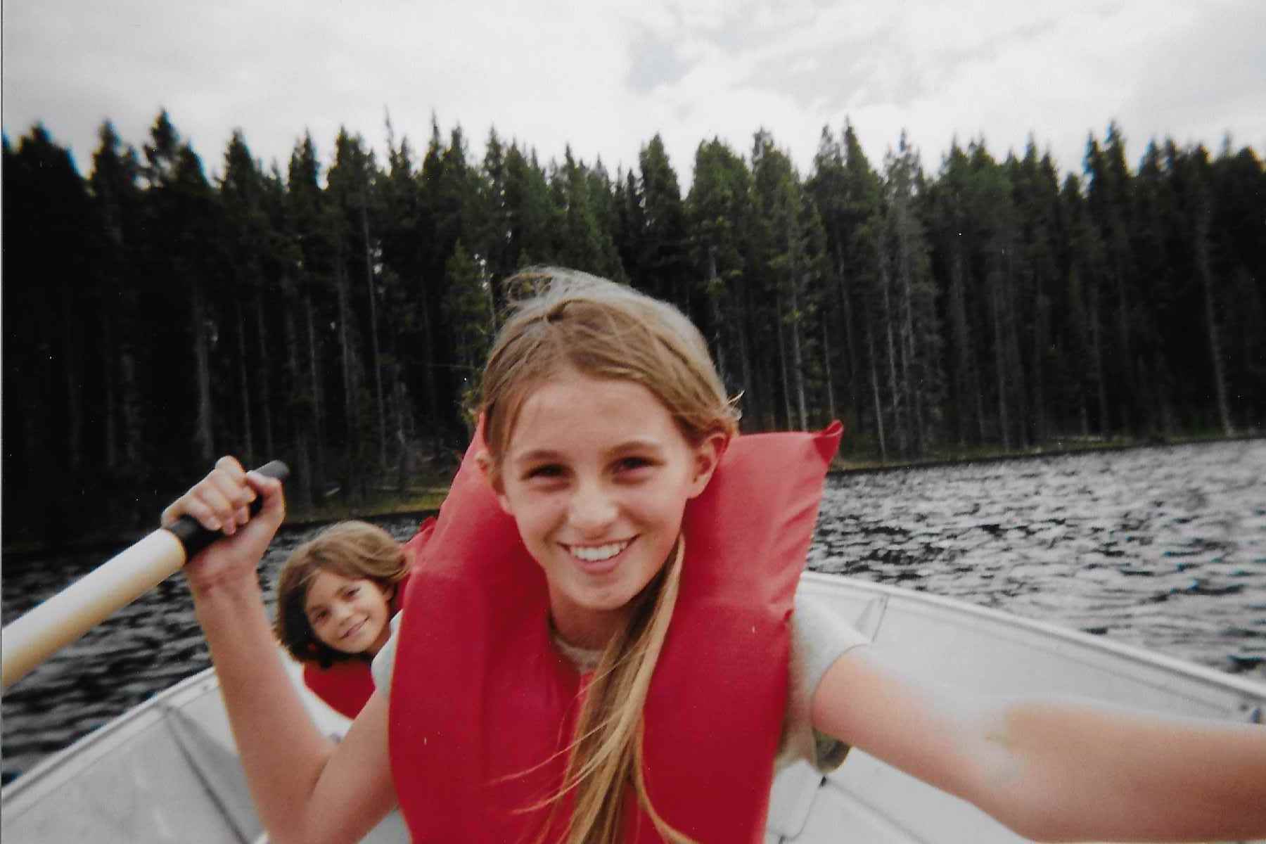 Rowing on Yellowstone Lake