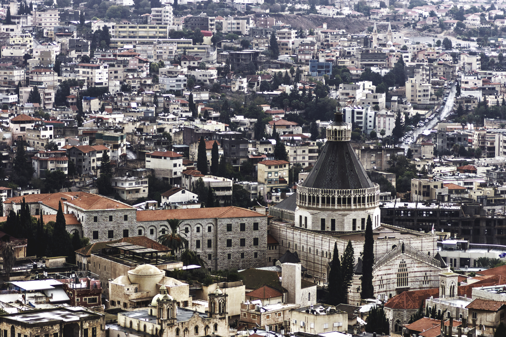 The Basilica of the Annunciation in Nazareth