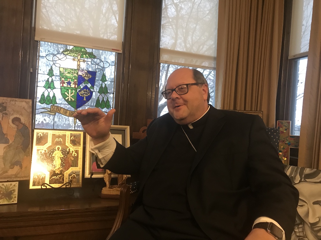 The solution to the “current opioid crisis is one that involves the whole person,” says the Most Rev. Edward Malesic, the bishop of the Diocese of Greensburg in western Pennsylvania. (Photo: John W. Miller)