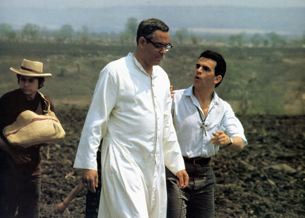 The actor Tony Plana, pictured right, is regularly asked to talk about his role in “Romero” in classes, churches and schools. “It deepened my faith in many ways,” he says. (photo: alamy.com)