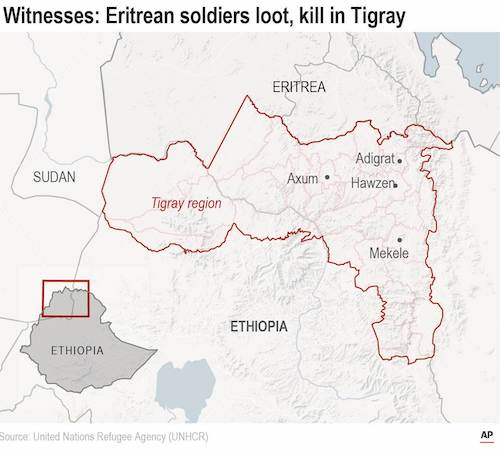 Reports of a massacre at a church in Tigray deemed credible