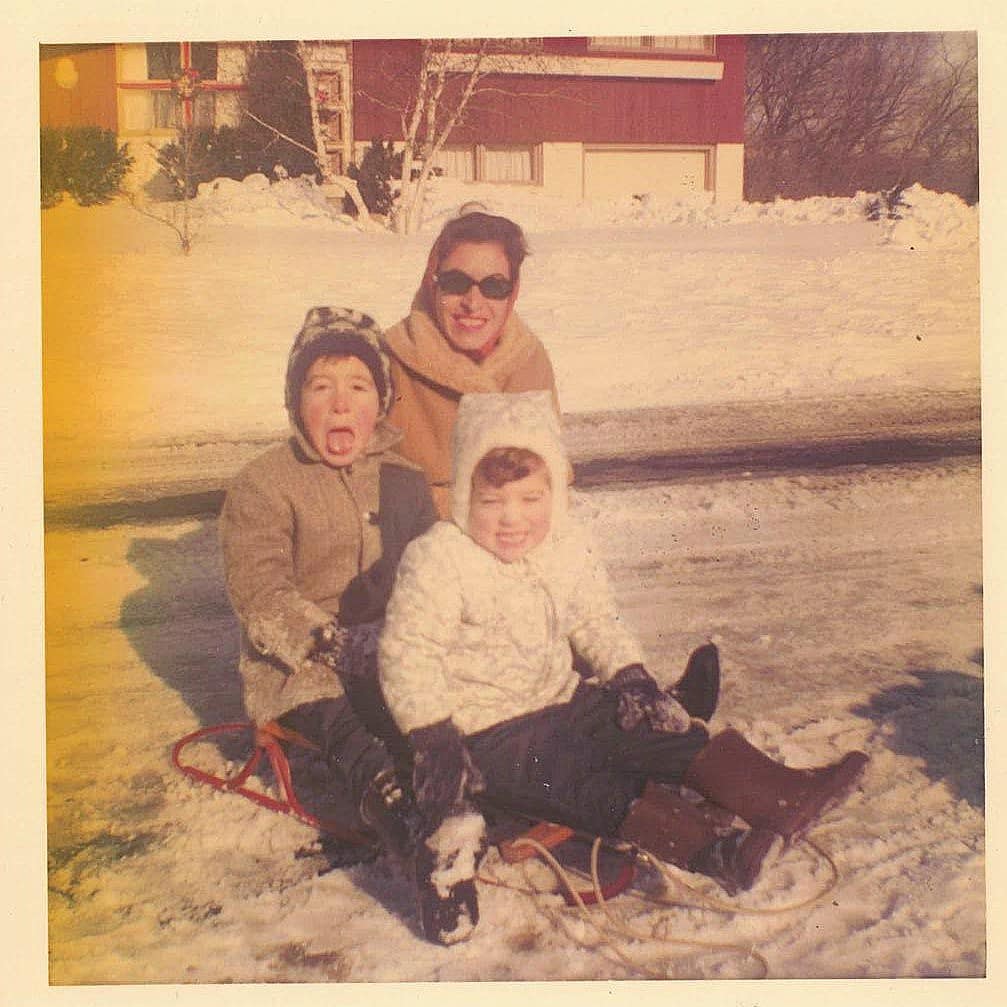 Father James Martin with his mother and sister