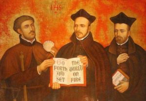 Ignatius Loyola, Francis Xavier and Peter Favre