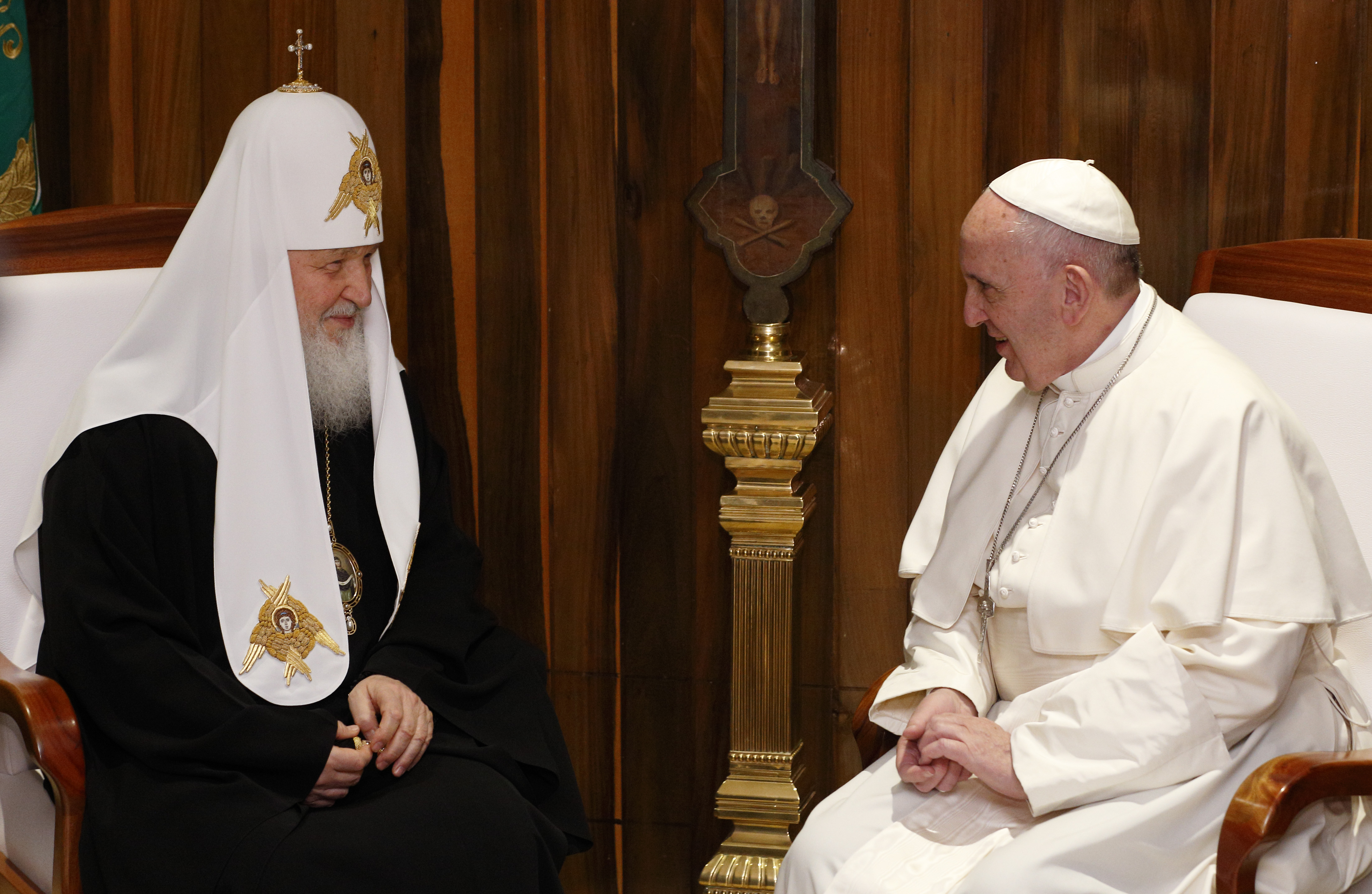 Image result for Angelo Sodano and Patriarch Kirill