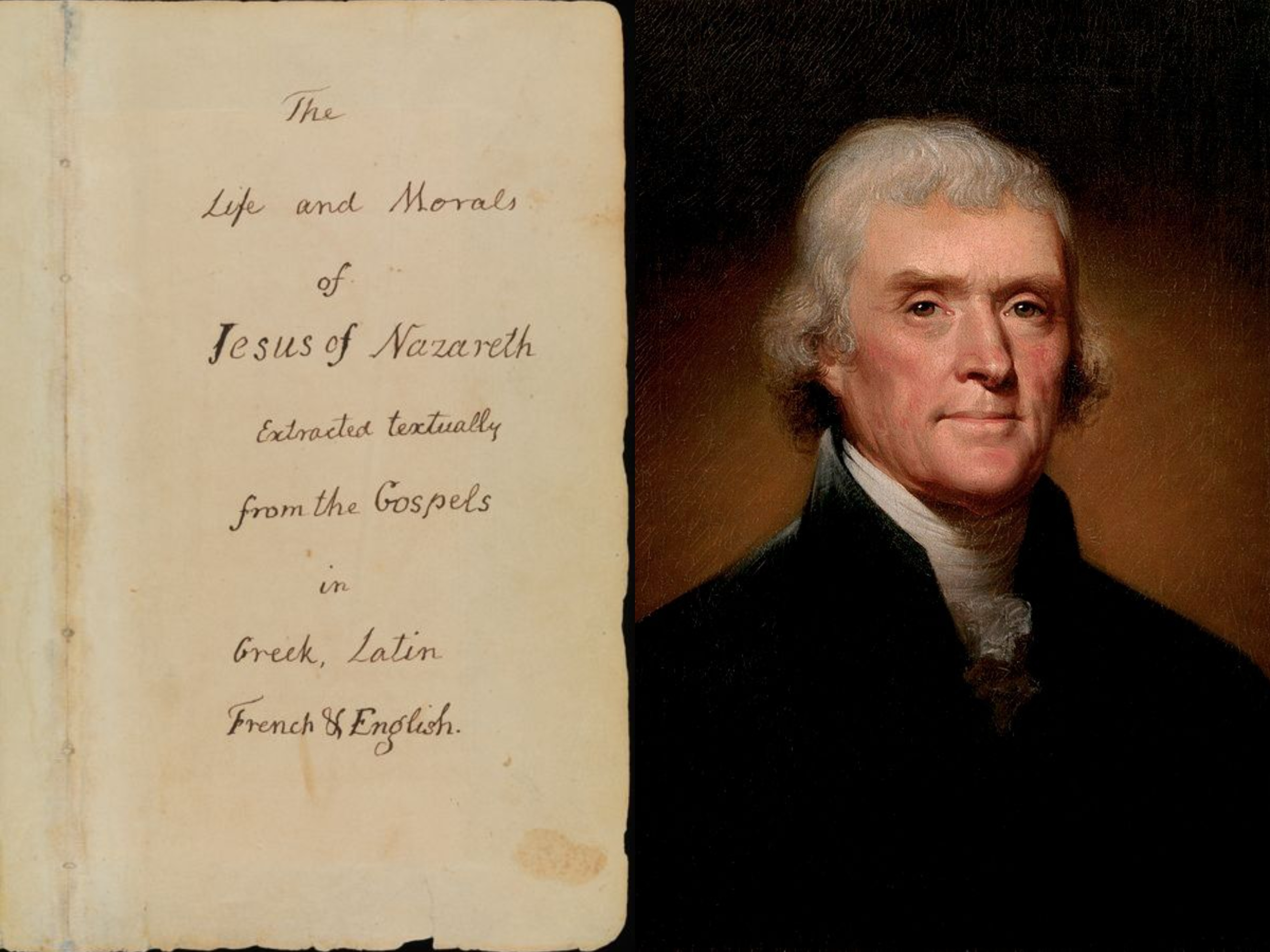When Thomas Jefferson Rewrote The Bible America Magazine When Thomas Jefferson Rewrote The Bible America Magazine