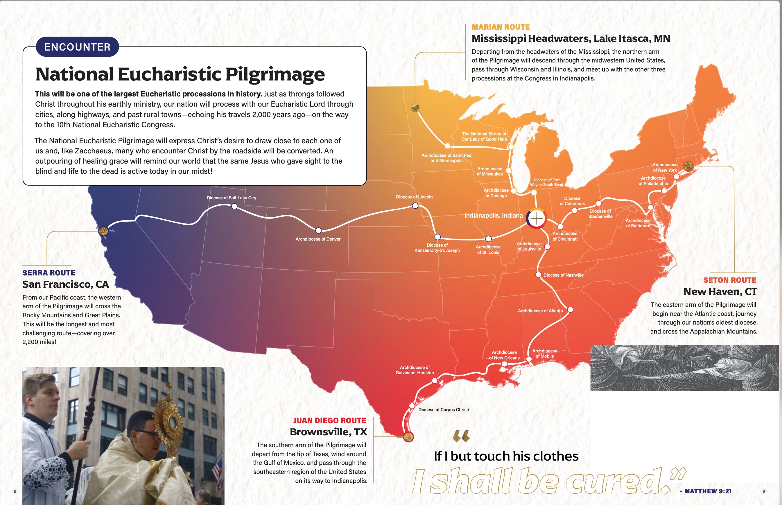 National Eucharistic Pilgrimage connects Catholics across U.S. to 2024