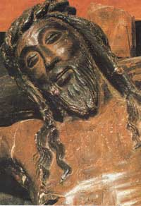 smiling jesus statue