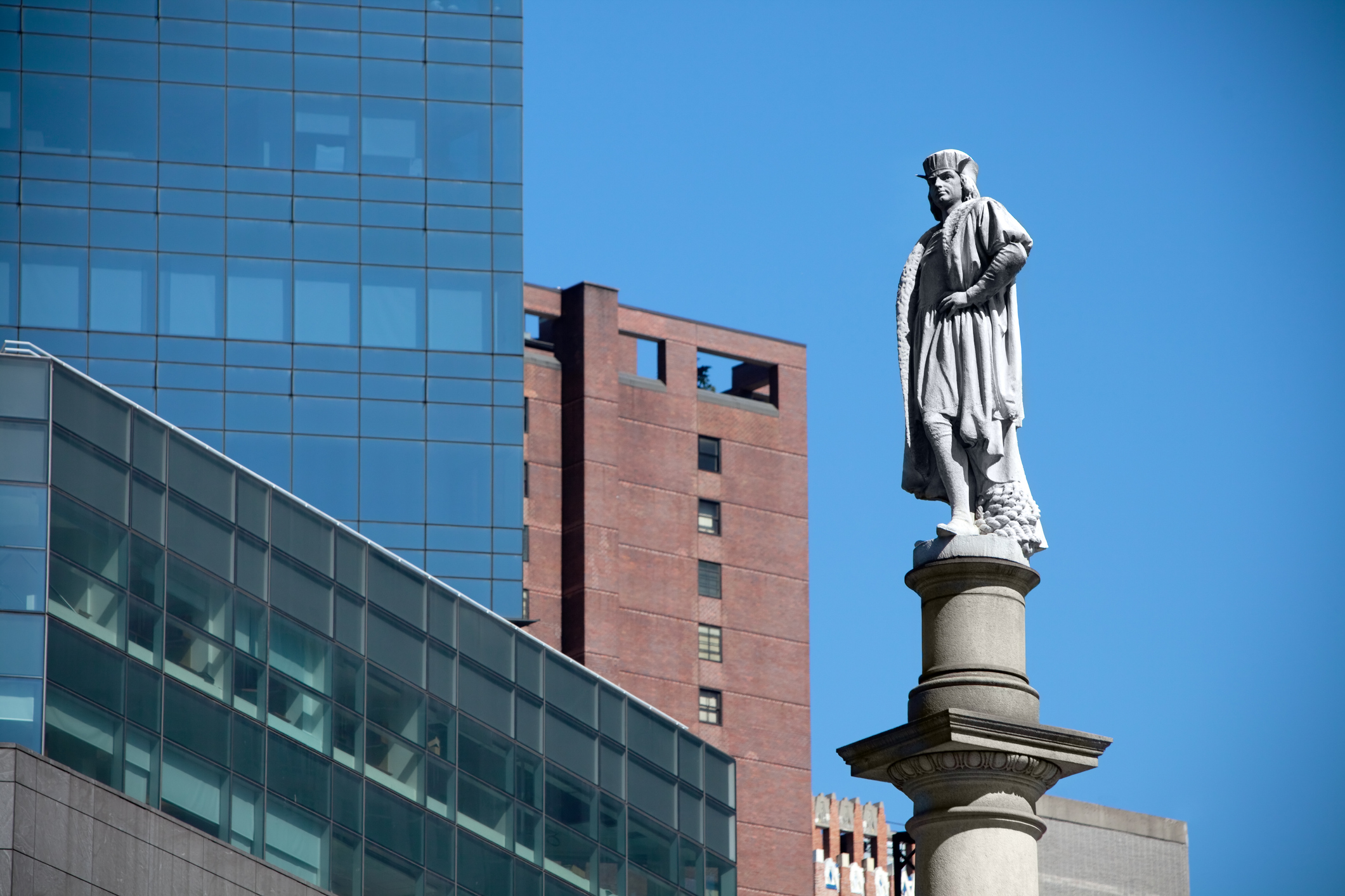 columbus circle statue living room