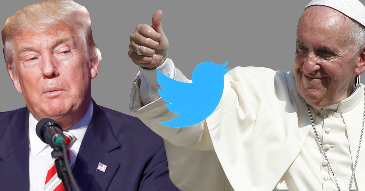 Pope Francis the most-followed world leader on Twitter—but Trump is closing in. | America Magazine