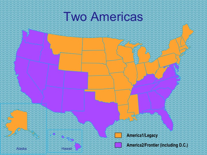 A new American split: Legacy states vs. Frontier states