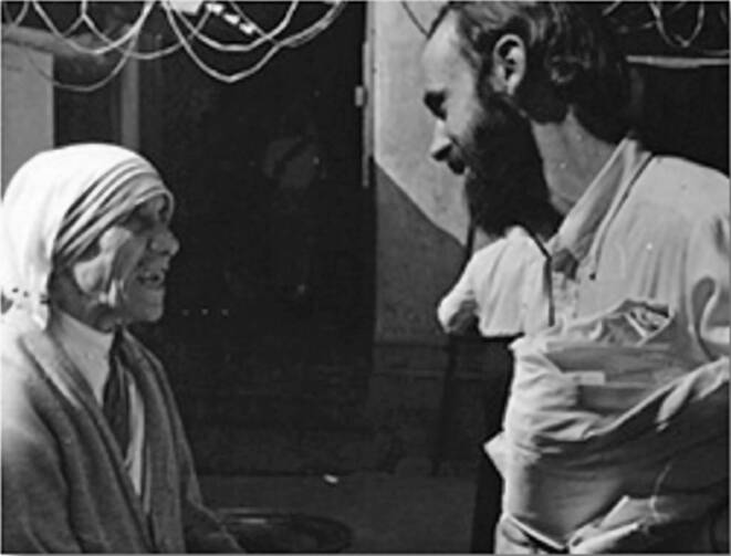 John Kavanaugh with Mother Teresa in 1975