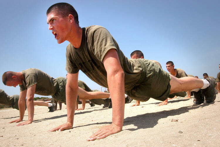 United States Marine Corps recruits (Photo courtesy of Wikimedia Commons)