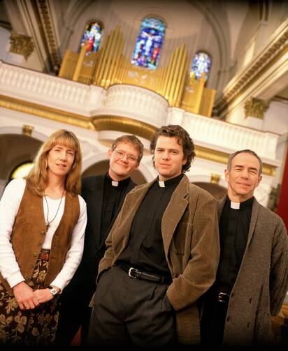 The cast of ABC's "Nothing Sacred"