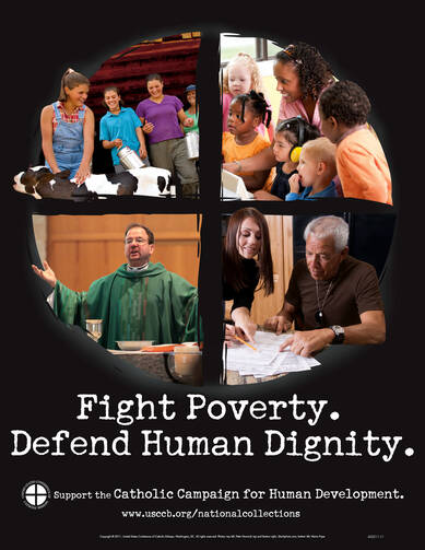 An ad from the U.S. Conference of Catholic Bishops promoting the Catholic Campaign for Human Development. (CNS illustration/courtesy CCHD) (Nov. 7, 2011) 