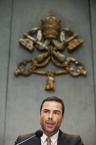 Rene Brulhart, director of Vatican's Financial Intelligence Authority (CNS photo/Massimiliano Migliorato, Catholic Press Photo) 