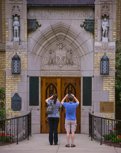 The Basilica of the Sacred Heart at University of Notre Dame (CNS photo/Sam Lucero, The Compass)