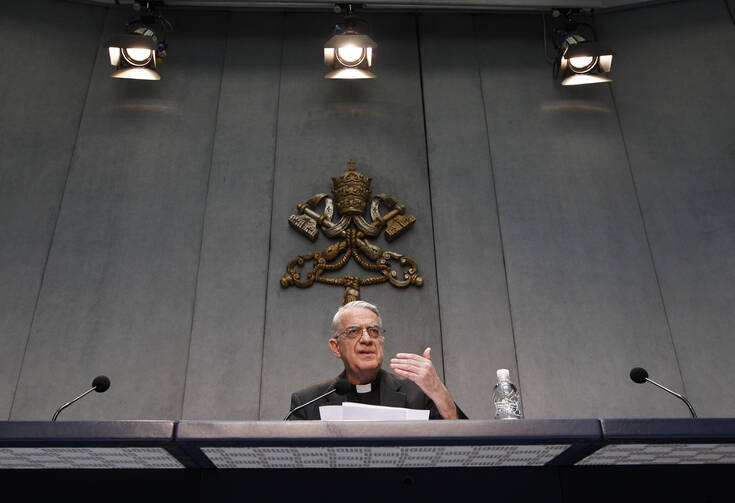 Vatican spokesman Federico Lombardi S.J.
