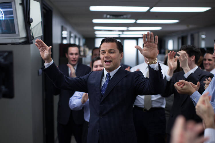 BAD BOY. Leonardo DiCaprio in "The Wolf of Wall Street"