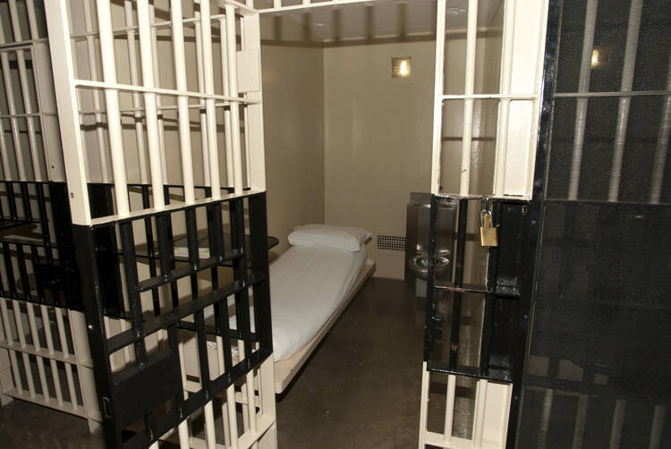 A jail cell in a Federal Penitentiary in Texas. (CNS photo/Jenevieve Robbins, Texas Dept of Criminal Justice handout via Reuters)