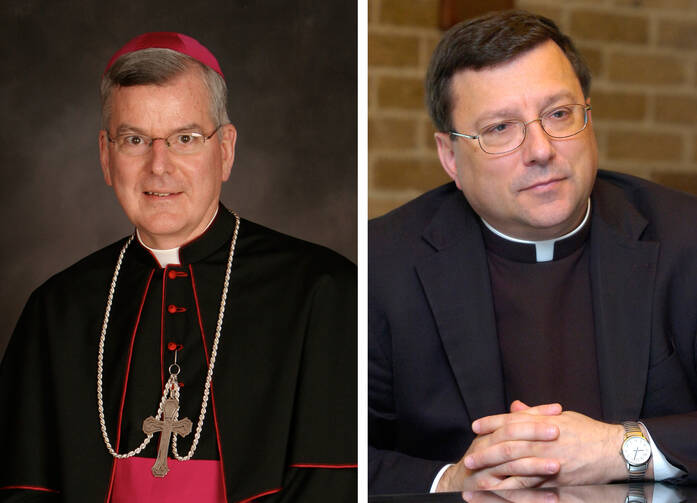 Archbishop John C. Nienstedt and Auxiliary Bishop Lee A. Piche of St. Paul and Minneapolis