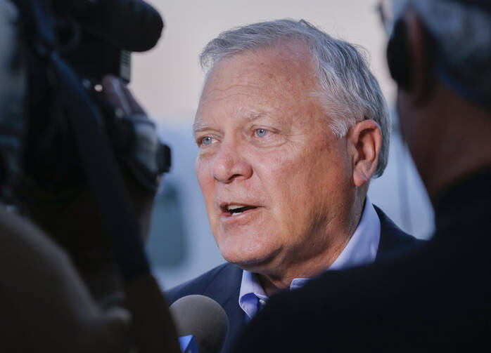 Georgia Gov. Nathan Deal is seen in Atlanta in this 2014 file photo. (CNS photo/Erik S. Lesser, EPA)