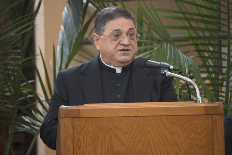 Father Enrique Delgado of the Archdiocese of Miami is seen Oct. 12. Pope Francis appointed him to be an auxiliary bishop in the archdiocese that same day. (CNS photo/Archdiocese of Miami)