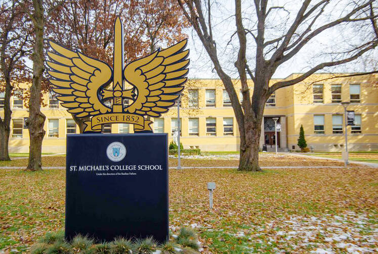 St. Michael's College School in Toronto. (CNS photo/Michael Swan, The Catholic Register) 