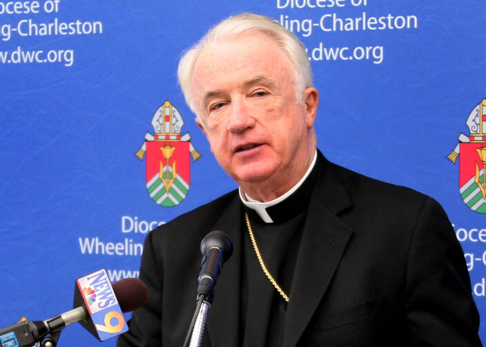 Bishop Michael J. Bransfield of Wheeling-Charleston, W.Va., is seen in this 2012 file photo. On July 19 the Vatican announced disciplinary measures for the bishop, who retired in 2018 amid allegations of sexual misconduct and financial improprieties.