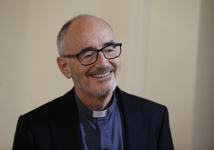 Cardinal-designate Michael Czerny is pictured during an interview in Rome Sept. 27, 2019. He described becoming a cardinal as an intensification of an "ongoing mission" of assisting Pope Francis. Cardinal-designate Czerny and 12 others will be created cardinals by the pope Oct. 5. (CNS photo/Paul Haring) 