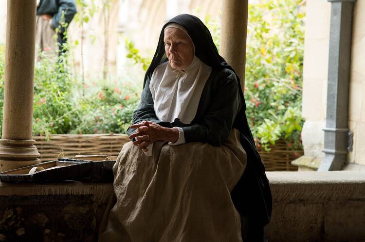 Dame Judi Dench plays a humane, down-to-earth Abbess in "Tulip Fever." (photo by Weinstein Company)