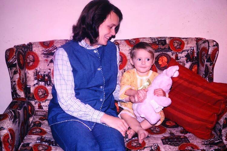 Karen Park with her mother, circa 1971 (photo courtesy of the author)