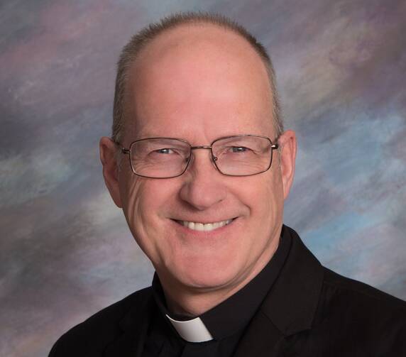 On June 19, 2020, the pope had appointed him to head the Diocese of Duluth, Minn., but he had not yet been installed. Father Mulloy is pictured in an undated photo. (CNS photo/courtesy West River Catholic)