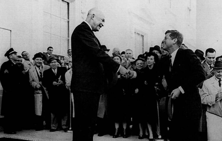 Anti-Catholic bias may not be as blatant as when John F. Kennedy entered the White House, but it still arises in subtle forms. (Wikimedia Commons)