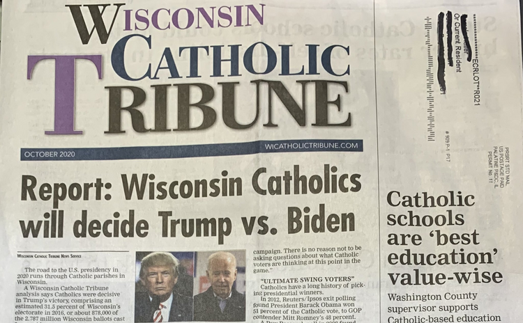 A Political Hit Job Unofficial Paper Mailed To Wisconsin Catholics Ahead Of Election Day America Magazine