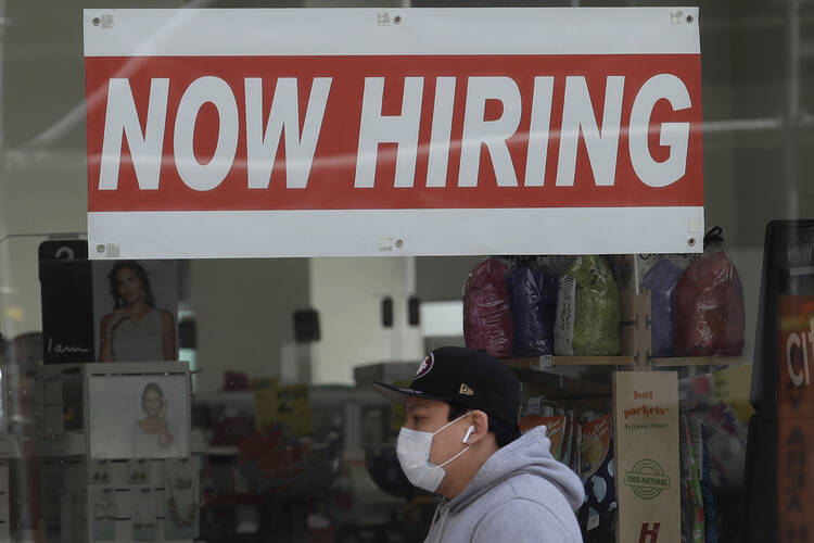 A sign of employment gains in San Francisco. (AP Photo/Jeff Chiu, File)