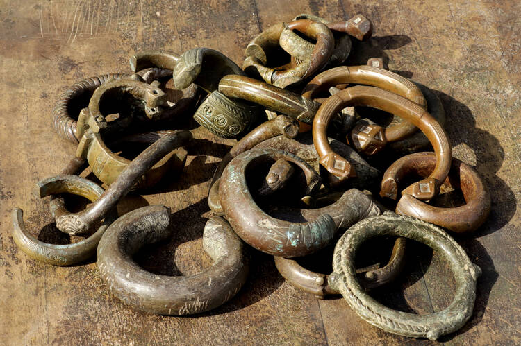 Manillas are a historic form of money, made of European bronze and copper. Large quantities were produced for the Slave Trade (photo: iStock)
