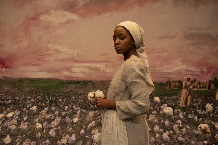 Cora (Thuso Mbedu) in ‘Underground Railroad’ (photo: Kyle Kaplan/Amazon Studios) 