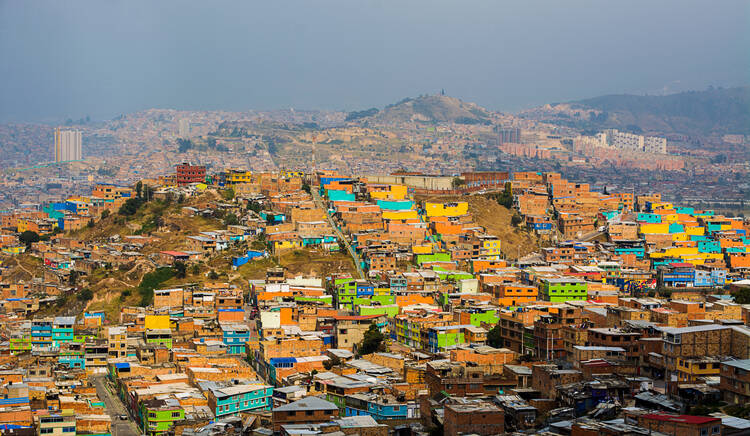 A neighborhood in Bogotá, Colombia. (iStock)