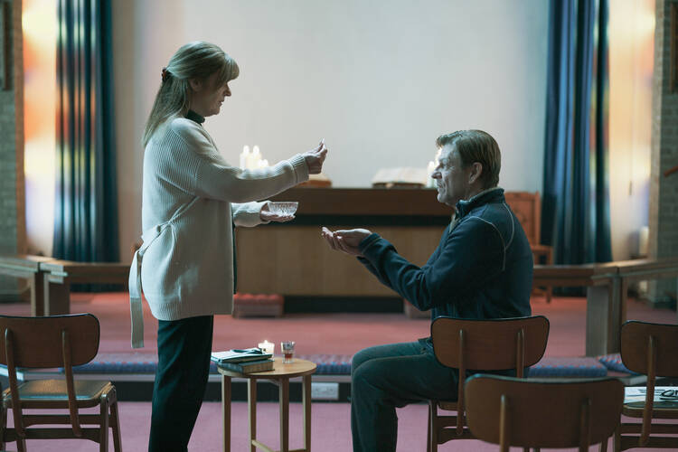 Siobhan Finneran and Sean Bean in ‘Time’ (photo: Britbox)